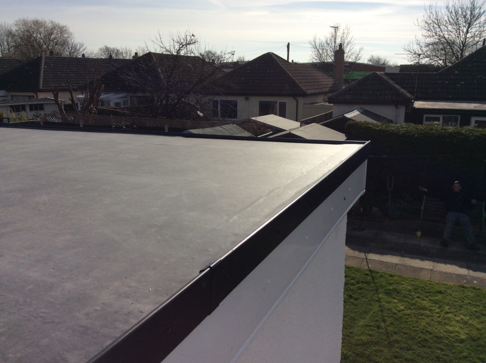 EPDM flat roof Conwy.